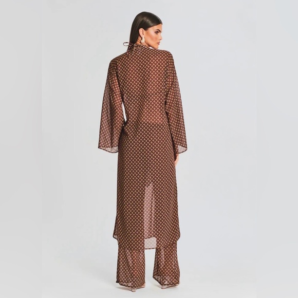 Bananhot Kimono & Pant CoOrd Set Cover Up NWOT Size: XL Stunning Resortwear - Picture 5 of 13